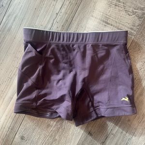Tracksmith lane give short tights purple